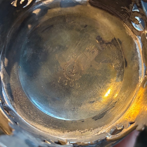 Ornate Silver Plate Pitcher - Picture 2 of 5